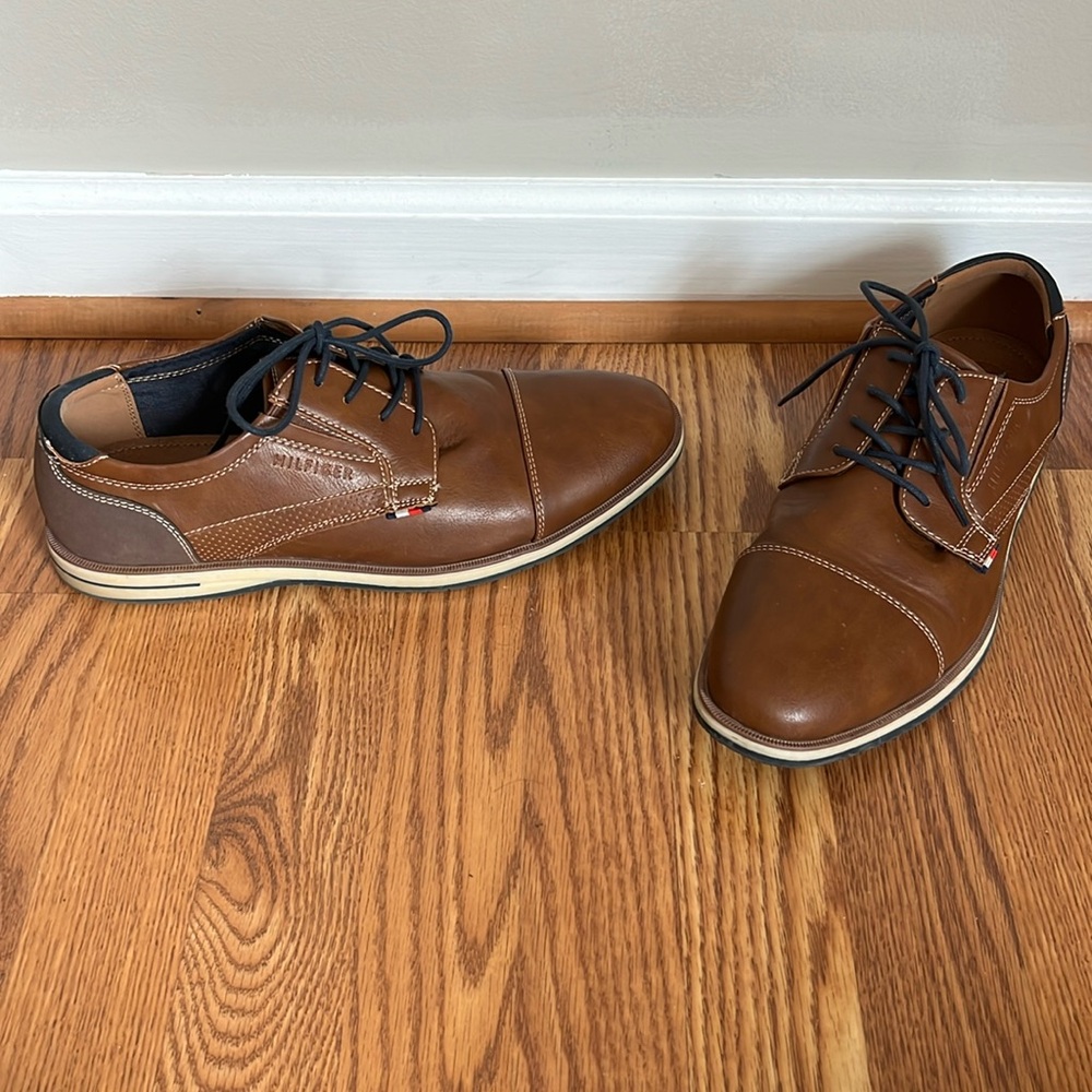 Brown dress shoes